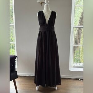 Lulu's Heavenly Hues Black Maxi Dress